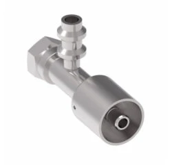 75712E-Z61 Weatherhead By Danfoss | 757 'E' Series | Female Bumped Tube O-Ring Swivel With R134a Low Service Port Crimp Fitting | -10 Female Bumped Tube O-Ring X -10 Hose Barb | Steel -Hose Ware House Danfoss Weatherhead 757 E Series Female Bumped Tube O Ring Swivel R134a High Service Port 3 06553439 fbe2 4c53 89d5 8ea02cdb6c30