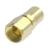 B-1312 Weatherhead By Danfoss | Everswage | Female SAE 37° JIC Swivel Crimp Fitting For Everflex Hose | 5/8" Hose Barb X 3/4" Female SAE 37° JIC Swivel | Brass