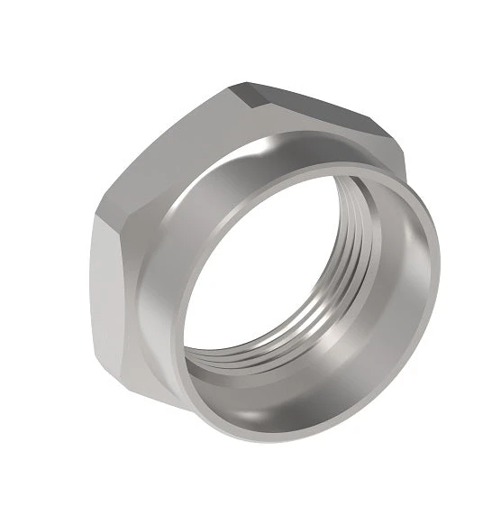 NJC-16-C Weatherhead By Danfoss | Everswage | Female 37° JIC Short Collar For Everflex Hose | 7/8" Hose Barb X 1" Female 37° JIC | Carbon Steel 3 NJC-16-C Weatherhead By Danfoss | Everswage | Female 37° JIC Short Collar For Everflex Hose | 7/8" Hose Barb X 1" Female 37° JIC | Carbon Steel - Image 3