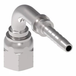 26791-12-12H96ZF Winner By Danfoss | Female JIC 37° Swivel 90° Elbow 2-Piece Hose Crimp Fitting (96mm Drop) | -12 Female JIC 37° Swivel X -12 Hose Barb | Steel -Hose Ware House Danfoss Winner 26791 Fitting 3 b8571cad 4e49 4959 9c0c dfe79f85b338