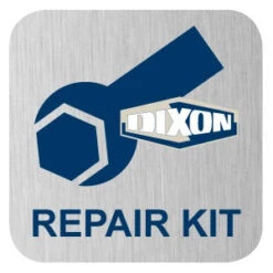 5500RK25 By Dixon Valve | 5500-Series | API Coupler Repair Kit | Aluminum Short Handle Replacement Kit With Bolt And Nut
