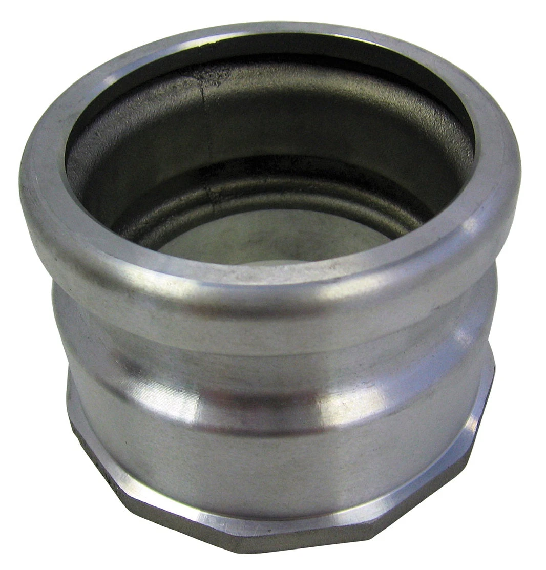 AL4051-BORE By Dixon Valve | Tank Cabinet "Dummy" Weld-on Adapter | 4" Fuel Delivery | Cabinet Weld-On Adapter Blank | Aluminum