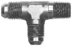 FBM2706 (FCM2706) Eaton Aeroquip® -08 Male AN X 3/8" Male Pipe Run X -08 Male AN Tee Adapter - Steel