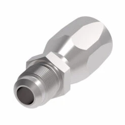 FC5133-1008S Aeroquip By Danfoss | 2 Wire Hi-Pac Male 37° JIC Flare Reusable Hose Fitting For Braided Hydraulic Hose | FC Series | -10 Male 37° JIC Flare X -08 Reusable Hose End | Steel