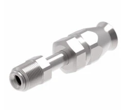 FC9062-1010S Aeroquip By Danfoss | Male SAE Inverted Flare Super Gem PTFE Reusable Hose Fitting | FC Series | -10 Male SAE Inverted Flare X -10 Reusable Hose End | Steel