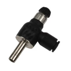 FCCSPI731-8M By Parker | Plug-In In Flow Controls | 8 Mm Push-to-Connect X 8 Mm Plug-In Stand Pipe | 68 Mm Length | 90° Elbow | Glass-Reinforced Nylon | Pack Of 10