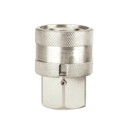 FD69-1001-06-08 Hansen® By Danfoss | Quick Disconnect Coupling | FD69 Series | 3/8" Female NPT X 1/2" Water Blast | Socket | NBR Seal | Steel 1 FD69-1001-06-08 Hansen® By Danfoss | Quick Disconnect Coupling | FD69 Series | 3/8" Female NPT X 1/2" Water Blast | Socket | NBR Seal | Steel