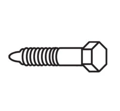 FF9442-1028-94 Aeroquip By Danfoss | SAE Code 61 Split Flange Bolt (1 Bolt) | For 3" Flange Size | Steel