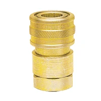 FHS3F3B By ZSi-Foster | Quick Disconnect | FH Series | Two Way Valved Socket | 3/8" FPT | Brass