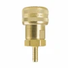 FM5605 By ZSi-Foster | Quick Disconnect | 1-Way Automatic Socket | 1/4" ID | Hose Stem | Brass