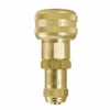 FMSC7-3 By ZSi-Foster | Quick Disconnect | 1-Way Automatic Socket | 5/16" X 5/8" ID | Reusable Hose End | Brass