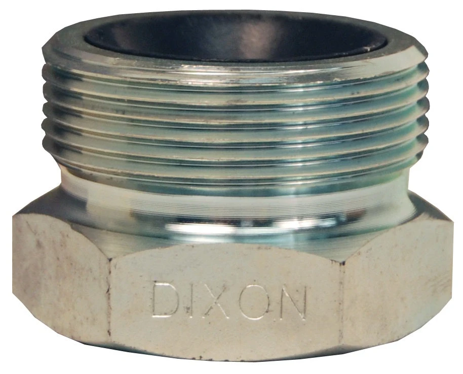 GB33 By Dixon Valve | Boss® Ground Joint | Female Spud | 2-1/2" Female NPT X Wing Nut Thread | Plated Steel 1 GB33 By Dixon Valve | Boss® Ground Joint | Female Spud | 2-1/2" Female NPT X Wing Nut Thread | Plated Steel