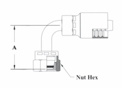 GC45-10x20 By Couplamatic | Grip Crimp Coupling | 5/8" Hose ID X M30x2.0 Thread Size DIN Heavy 24° Seat Female Swivel | 90° Elbow | Trivalent Zinc Plating 1 GC45-10x20 By Couplamatic | Grip Crimp Coupling | 5/8" Hose ID X M30x2.0 Thread Size DIN Heavy 24° Seat Female Swivel | 90° Elbow | Trivalent Zinc Plating