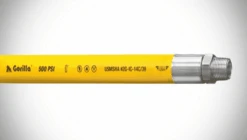 20129566 Gorilla® By ContiTech | Air / Multipurpose Hose | Continental | 0.375" (3/8") ID | 3/8" Male NPT X 3/8" Male NPT | 500 PSI | Yellow | 25ft