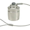 H20DC-A By Dixon Valve | Hydraulic Quick Disconnect Coupling | H-Series | ISO-B Interchange Plug Rigid Dust Cap | Fits 2-1/2" Body Size | Aluminum With Steel Cable
