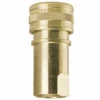 H4B-102 By ZSi-Foster | Quick Disconnect | FHK Series | 1/2" Two Way Shut Off | 1/2" Socket | W/ Neoprene Seal | Brass
