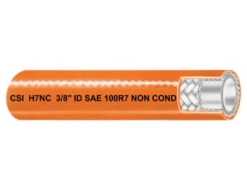 3/8" H7NC By Couplamatic | Non-Conductive | Thermoplastic Hydraulic Hose | Polyester Braid | SAE 100R7 | 3/8" ID | 250ft