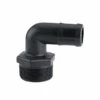 HB025-90 By Banjo | Pipe Fitting | 1/4" Male NPT X 1/4" Hose Barb | 90° Elbow | 300 PSI | Polypropylene | Pack Of 10