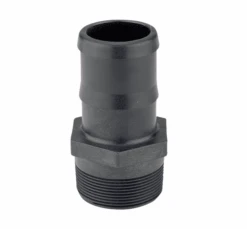 HB075 By Banjo | Pipe Fitting | 3/4" Male NPT X 3/4" Hose Barb | Straight | 300 PSI | Polypropylene | Pack Of 10