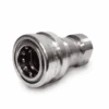 LL8HP36BS115 Hansen® By Danfoss | HK 1-8 Series | Quick Disconnect Coupling | 1" Female BSPP Valved X 1" ISO 7241-1-B | Female Socket | PTFE Seal | 303 Stainless Steel