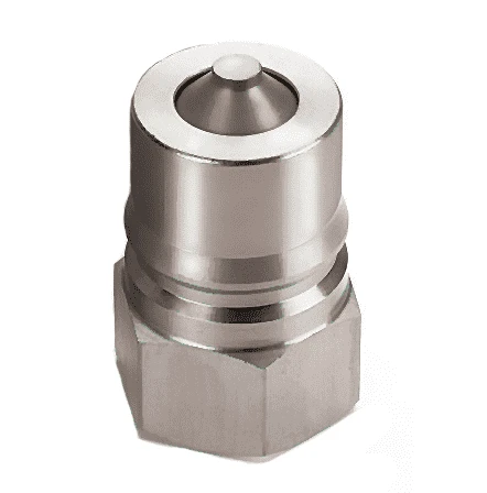 LL4KP10143 Hansen® By Danfoss | HK 1-8 Series | Quick Disconnect Coupling | 7/8" SAE 37° Valved X 1/2" ISO 7241-1-B | Male Plug | FKM Seal | 303 Stainless Steel 1 LL4KP10143 Hansen® By Danfoss | HK 1-8 Series | Quick Disconnect Coupling | 7/8" SAE 37° Valved X 1/2" ISO 7241-1-B | Male Plug | FKM Seal | 303 Stainless Steel