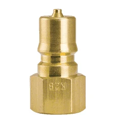 K2B-103 By ZSi-Foster | Quick Disconnect | FHK Series | 1/4" Two Way Shut Off | EPDM Seal | 1/4" Plug | Brass