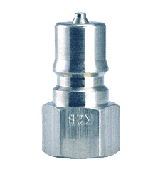 K3S/S-101 By ZSi-Foster | Quick Disconnect | FHK Series | 3/8" Two Way Shut Off | W/ Viton Seal | 3/8" Plug | 303 Stainless Steel