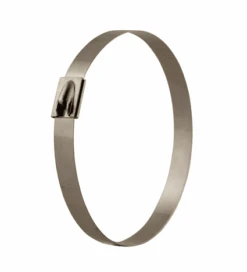 KE0188 By Band-It | KE Premium Ball-Lok Tie | 0.18" Width | 42.0" Length | 0.010" Thickness | Uncoated | 316 Stainless Steel | 100/Bag