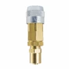 LNSB5 By ZSi-Foster | Quick Disconnect | LN Series | Automatic | 1/4" Socket | 1/4" ID X 9/16" OD | Reusable Hose End | Brass/Steel