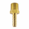 M7 By ZSi-Foster | Barbed Insert Hose Fitting | Male Hose Stem | 1/4" Male NPT X 1/4" ID | Brass