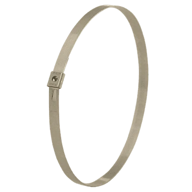 AS2259 By Band-It | Mini Tie-Lok® Tie | 0.177" Width | 29" Length | 0.015" Thickness | 304 Stainless Steel | 100/Bag 1 AS2259 By Band-It | Mini Tie-Lok® Tie | 0.177" Width | 29" Length | 0.015" Thickness | 304 Stainless Steel | 100/Bag