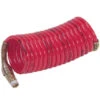 N1DS2-25 By Nycoil | Self-Storing Air Hose Assembly | 1" Hose ID | 3/4" MPT Swivel | Red | 190 PSI | Nylon | 25ft