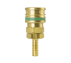 BLO-3603 By ZSi-Foster | Quick Disconnect | O60 Series | 1/4" Standard Socket | 1/4" ID | Hose Stem | Ball Lock | Brass