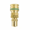 O-SD13 By ZSi-Foster | Quick Disconnect | O60 Series | 1/4" Standard Socket | 3/8" ID X 13/16" OD | Reusable Hose End | Brass