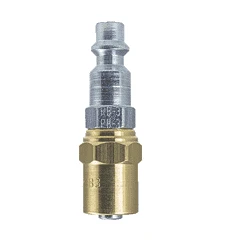 PB3-3B By ZSi-Foster | Quick Disconnect Plug | 1/4" ID X 1/2" OD | Reusable Hose End | Brass
