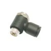 7015 04 11 By Parker | Pneumatic Legris Flow Control Regulators | 4 Mm Push-to-Connect X 1/8" Male NPT Thread | 90° Elbow | Polymer | Pack Of 10