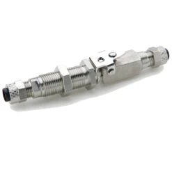 394PDSS-4-4 By Parker | Poly-Tite Fittings | Double End Shutoff Bulkhead Quick Coupler | 1/4" Tube OD X 1/2" Thread | .625" Hex | 3.69" Length | Straight | Stainless Steel