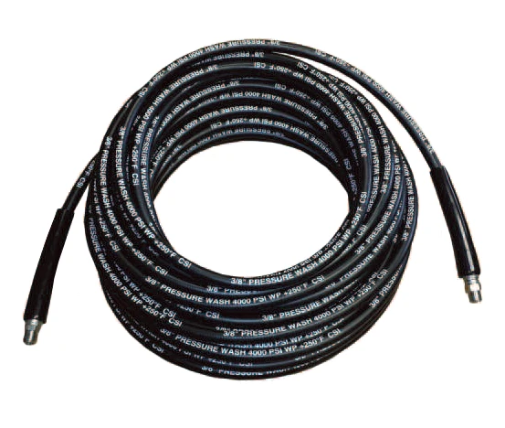 PW4450 By Couplamatic | Import Pressure Wash Hose Assembly | Thin Cover | 1/4" ID | 1/4" NPTF X 1/4" NPTF Swivel | 4000 PSI | Black | 50ft 1 PW4450 By Couplamatic | Import Pressure Wash Hose Assembly | Thin Cover | 1/4" ID | 1/4" NPTF X 1/4" NPTF Swivel | 4000 PSI | Black | 50ft