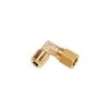 0109 15 21 By Parker | Legris Stud Fitting | 15 Mm Tube Size X 1/2" Male BSPT Thread | 24 Mm Hex | 90° Elbow | Brass | Pack Of 5