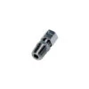1805 06 13 By Parker | Legris Stud Fitting | 6 Mm Tube Size X 1/4" Male BSPT Thread | 14 Mm Hex (F) | 13 Mm Hex (F1) | Straight | 316L Stainless Steel | Pack Of 2