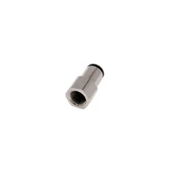 3014 60 14 By Parker | LF3000® Push-to-Connect Fittings | 3/8" Push-to-Connect X 1/4" Female NPT Thread | 16 Mm Hex | 1.40" Length | Straight | Nickel-Plated Brass | Pack Of 10