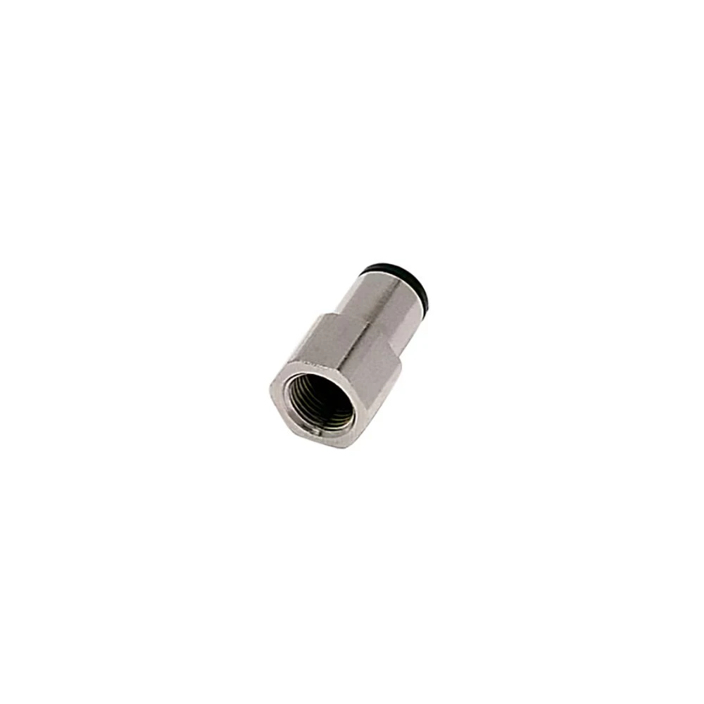 3014 04 14 By Parker | LF3000® Push-to-Connect Fittings | 5/32" Push-to-Connect X 1/4" Female NPT Thread | 16 Mm Hex | 1.06" Length | Straight | Nickel-Plated Brass | Pack Of 10 1 3014 04 14 By Parker | LF3000® Push-to-Connect Fittings | 5/32" Push-to-Connect X 1/4" Female NPT Thread | 16 Mm Hex | 1.06" Length | Straight | Nickel-Plated Brass | Pack Of 10