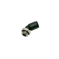 3133 10 21 By Parker | Legris Stud Fitting | 10 Mm Push-to-Connect X 1/2" Male Swivel BSPP Thread | 24 Mm Hex | 45° Elbow | Polymer | Pack Of 10