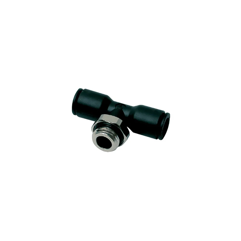 3198 16 17 By Parker | Legris Stud Fitting | 16 Mm Push-to-Connect X 3/8" Male Swivel BSPP Thread | 27 Mm Hex | Tee | Polymer | Pack Of 5 1 3198 16 17 By Parker | Legris Stud Fitting | 16 Mm Push-to-Connect X 3/8" Male Swivel BSPP Thread | 27 Mm Hex | Tee | Polymer | Pack Of 5