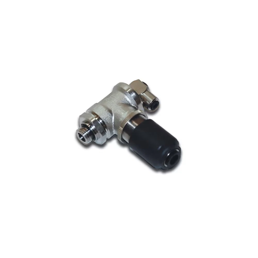 7883 06 13 By Parker | Legris Blocker/Flow Regulator | 6 Mm Tube Size X 1/4" Male BSPP Thread | 64 Mm Length | Multi-Directional | Nickel-Plated Brass 1 7883 06 13 By Parker | Legris Blocker/Flow Regulator | 6 Mm Tube Size X 1/4" Male BSPP Thread | 64 Mm Length | Multi-Directional | Nickel-Plated Brass
