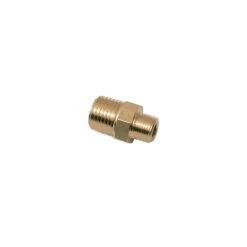 0121 34 34 By Parker | Legris Equal Adapter | 1" Male BSPT Thread | 36 Mm Hex | 46 Mm Length | Straight | Brass | Pack Of 5