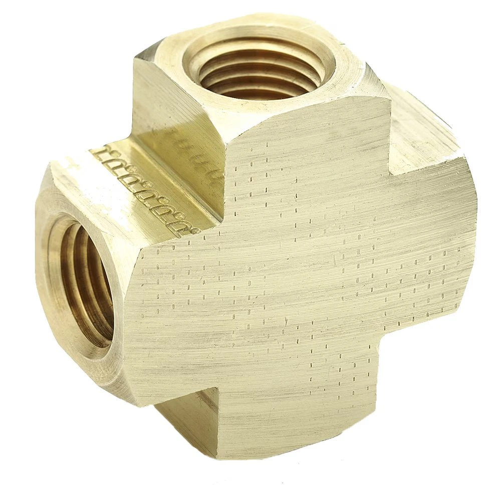 2205P-12 By Parker | 3/4" Female Pipe Thread | 2.28" Length | Cross | Brass | Pack Of 5 1 2205P-12 By Parker | 3/4" Female Pipe Thread | 2.28" Length | Cross | Brass | Pack Of 5