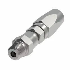 90102-021400-0 Synflex Optimum By Danfoss | 4TA Fitting For Thermoplastic Hydraulic Hose | -02 Male Pipe Swivel Reusable Fitting For -02 Hose | Carbon Steel