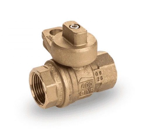 S80G41 By RuB Inc. | Gas Service Ball Valve | Gas Meter Cock | 1-1/4" Female NPT X 1-1/4" Female NPT | With Unplated Body | Brass | Pack Of 8 1 S80G41 By RuB Inc. | Gas Service Ball Valve | Gas Meter Cock | 1-1/4" Female NPT X 1-1/4" Female NPT | With Unplated Body | Brass | Pack Of 8