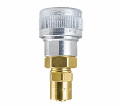 SHDSC73 By ZSi-Foster | Quick Disconnect | SHD3 Series | 1/4" Automatic Socket | 5/16" ID X 5/8" OD | Reusable Hose End | Aluminum/Steel/Brass